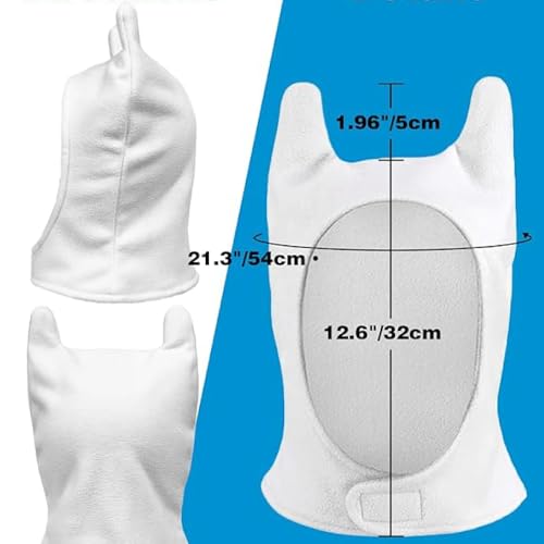 Zadin Adventure-Time Merch, Finn Hat, Fionna Finn the Human Costume Cosplay, White Bunny Hat, Fiona and Cake Toys Merchandise