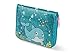 NICI 45363 Geldbeutel Summer mit Glitzer-Effekt, 12X9,5cm, blau