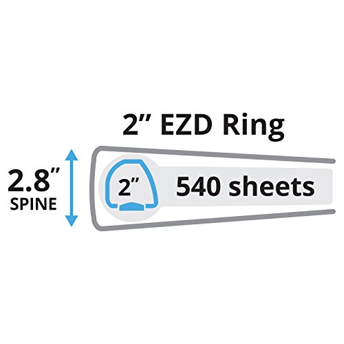 Image of Avery Heavy-Duty View Binder with 2-inch One Touch EZD(TM) Rings, Soft Purple, 1 Binder (79339)