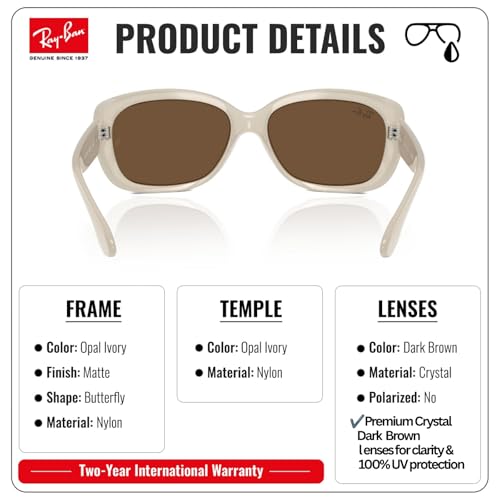 Image of Ray-Ban RB4101 JACKIE OHH Sunglasses with Official Eyewear Kit
