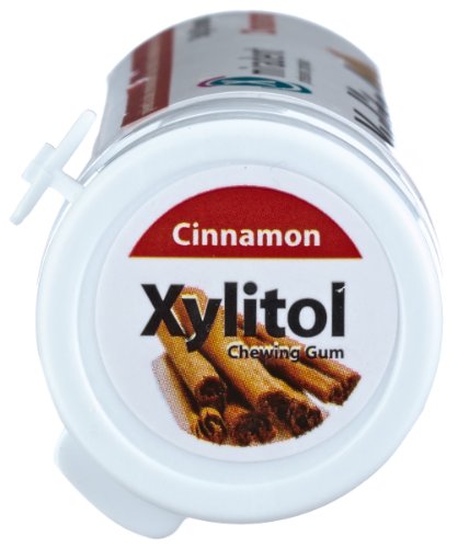 Miradent Xylitol Chewing Gum Cinnamon Pack of 30 (4 x 30 g)