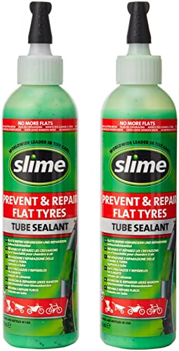 Usate Slime in caso di emergenza per riparare/sigillare le forature e le perdite lente su qualsiasi tipo di Bicicletta, motocicletta da cross, carriola e carrozzina