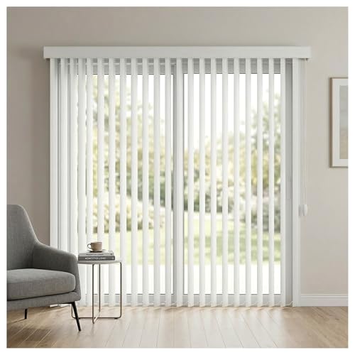 Persianas Verticales De Tela para Interiores, Cortina Lamas Verticales Translúcida Láminas Filtrado De Luz, Persiana Californiana para Ventanas Balcón Y Dormitorios(W70cm*H100cm)