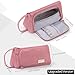 EASTHILL Big Capacity Pencil Case Canvas High Large Storage Pouch Marker Pen Case Simple Stationery Bag School College Office Organizer for Teens Girls Adults Student - Pink