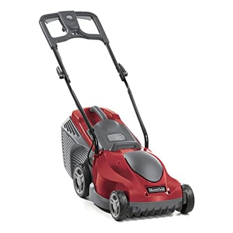 Mountfield Princess 34 Electric Lawnmower, 34cm cutting width, 1400W, Up to 50m², Includes 35L grass collector Cover