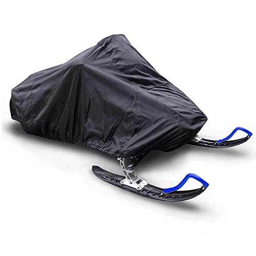 Flr Snowmobile Cover 143X50X47Inches Black Dustproof Sled Cover Protection For Snowmobile Or Snow Motorcycle #TOP9
