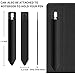 BoxWave Stylus Pouch Compatible with Purism Librem 5 - Stylus PortaPouch, Pen Stylii Holder Carrier Portable Self-Adhesive - Jet Black