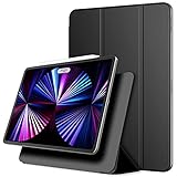 JETech Magnetic Case for iPad Air 4 (10.9-inch 2020) and iPad Pro 11 Inch 2021/2020/2018 Model, Support Pencil 2nd Generation Charging, Magnetic Attachment, Cover with Auto Wake/Sleep