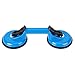 Glass Suction Cup, Aluminum Alloy Rubber Glass Holder, Blue 2â€‘Claw Tile Suction Cup Repairing Tool for Glass/Wood Board