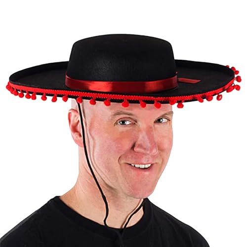 Sombrero chapeau de fête en feutre pour anniversaire Halloween et soirées à thème