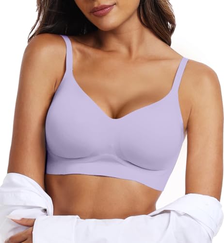 Image of OEAK Womens Wireless Jelly Bras Comfortable Push Up Bra No Underwire Gel Bra Full Support Lift Everyday Seamless Tshirt Bras