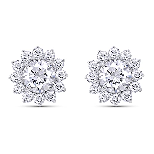 SAVEARTH DIAMONDS ���A�b�T�i�C�g�X�^�b�h�s�A�X ���f�B�[�X �����Y D�J���[ VVS 1.5�J���b�g �u�����A���g���E���h�J�b�g �l�H�_�C�������h �C�������O �X�^�b�h 14K�S�[���h���b�L �X�^�[�����O�V���o�[ �t���N�V�����o�b�N �E�F