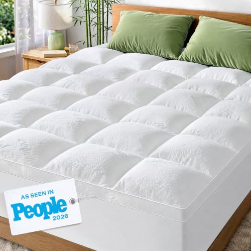 Image of Extra-Thick Twin Mattress Topper with 20 inch Deep Pocket