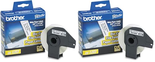 Image of Brother DK-1203 File Folder Label Roll (Pack of 2)