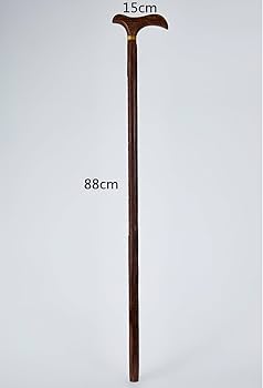 Amazon | 木製の杖ウェンジ紳士の杖高齢者滑り止め 【軽量で歩行補助