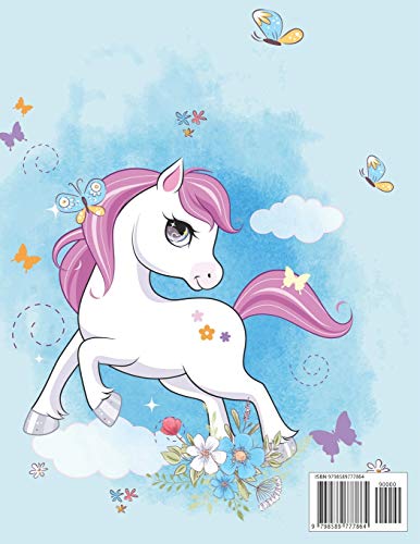 Horses Coloring Book: Coloring Book for Horse Loving Kids