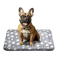 Dual-Sided Comfort: Our dog bed mat features a plush fleece side that keeps your pet warm in winter, while the cool fabric on the other side is perfect for hot summer days, This dog bed mat features a reversible design tailored for year-round use and...