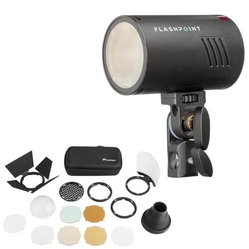Flashpoint XPLOR 100 Pro TTL R2 Pocket Flash Kit with Round Head Accessory KIt