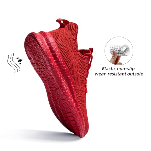 Image of DLWKIPV Womens Walking Shoes Slip On Sneakers Tennis Shoes Running Sport Workout Gym Shoes Athletic Non Slip Lightweight Breathable Fashion Casual Shoes for Travel Work