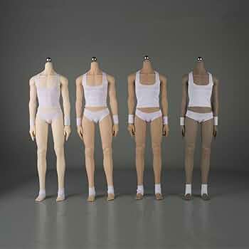 Amazon | 1/6スケール男性ボディ、JIAOU Doll12寸超柔男