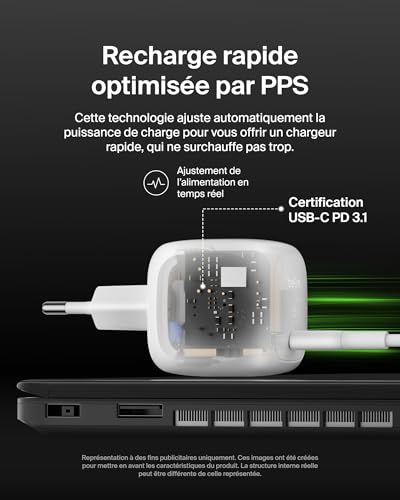 Chargeur secteur USB C . - vue 7