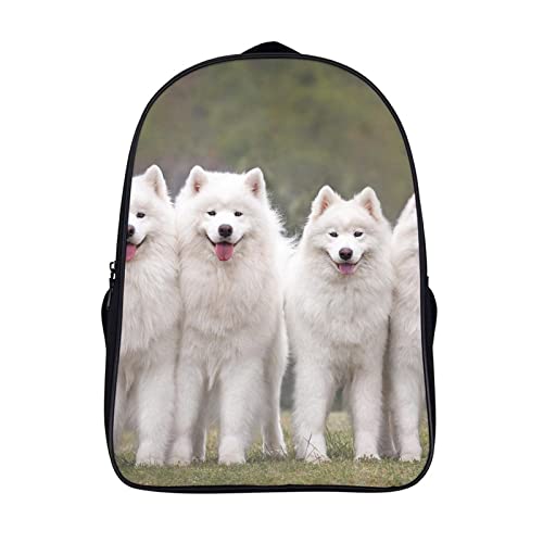 Sac à dos pour enfants et adultes Chien 3D de 40x28x16cm pour école, voyage et sport