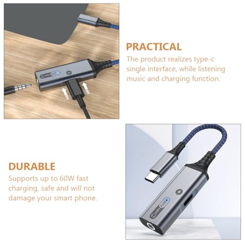 Adaptateur USB-C vers Jack résolvant le manque de prise audio Type-C - 4