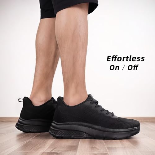 Mens Wide Walking Shoes Soft Sole Non Slip Running Comfortable Tennis Breathable Athletic Gym Workout Sport Sneakers 7