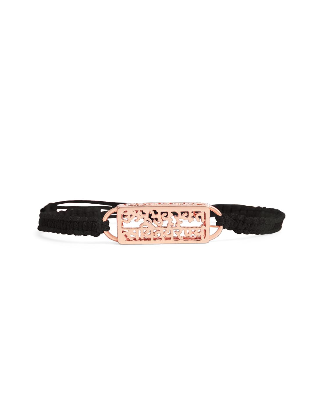 minutiae Men Brass Crystals Cuff Bracelet-picture-4
