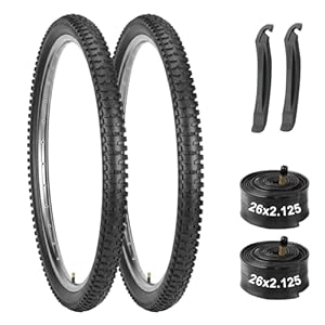 2-Pack Mountain Bike Tires & Tubes Set: 16/20/24/26-Inch 2-Pack Mountain Bike Tires & Tubes Set: 16/20/24/26-Inch
