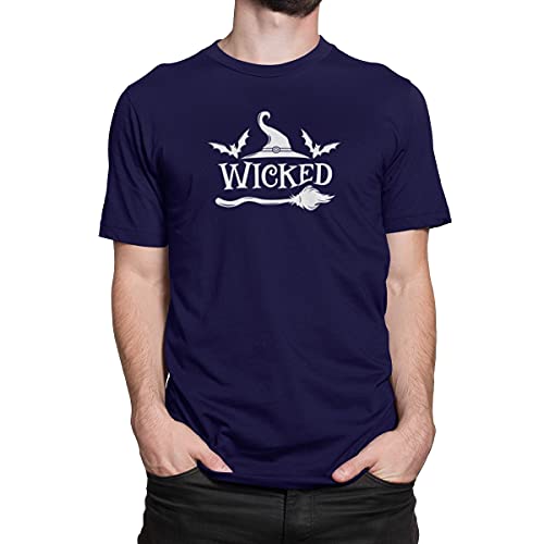 Camiseta Estampada Bruxas Wicked Camisa Masculina Azul Tamanho:GG