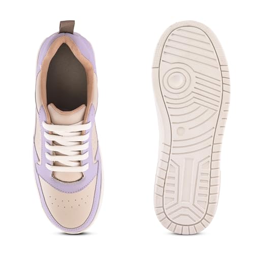 Image of Centrino Women's Sneakers | Cushioned Insole Comfortable Shoes | Trendy & Stylish Modern Sneakers | Durable TPR Sole Casual Walking Footwear (8155)