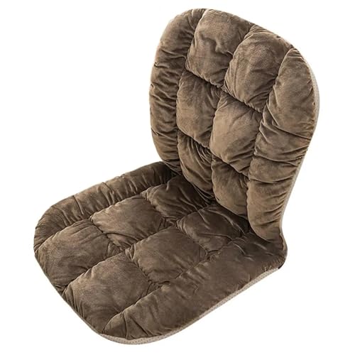 MAQDDO Deckchair Cushion Winter Thick Rocking Chair Cushion Outdoor Garden Chair Cushion Non-Slip Soft Patio Chair Pads Washable For Indoor Outdoor(Brown Square)
