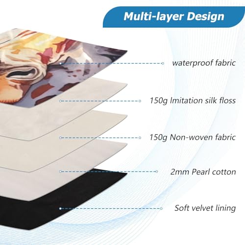 Funda para portátil 13-14 pulgadas impermeable con diseño jirafa miniatura 4