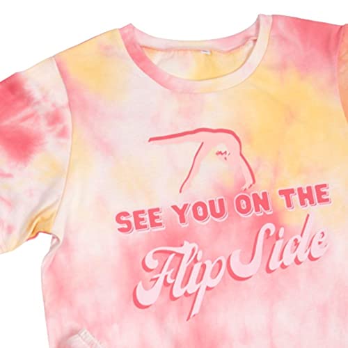 Image of GymnasticsHQ Gymnastics Tie Dye Summer Short Set- Gymnastics Clothing, Great Gymnastics Gift