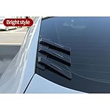 2PCS Car Rear Windshield Side Spoiler, Compatible with Audi A5 S5 RS5 B9 B8 B8.5, Rear Wing Trim Side Vents Window Louvers Exterior,1-Glossy Black - Image 4