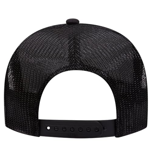 Image of OTTO Polyester Foam Front 5 Panel High Crown Mesh Back Trucker Hats in 97, Bulk, Wholesale