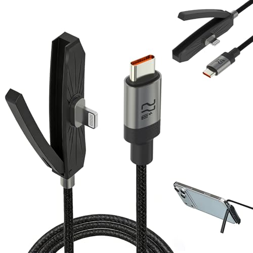 2m Trépied Smartphone,Cable Multi Chargeur 27W,Général 2en1 Câble de Chargeur à Support...