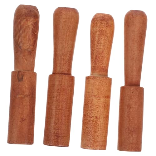 ifundom 4pezzi Bacchette in Legno Per Ciotole Di Canto Nepalese Buddha Accessori Per Meditazione Bacchette Per Ciotole Rituali Strumenti Per Yoga e Preghiera