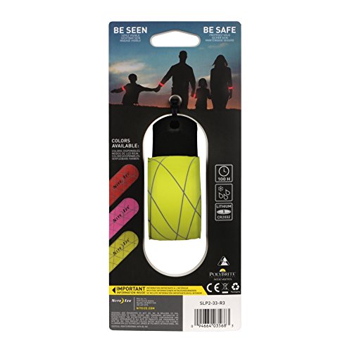 Nite Ize Slp2-33-R3 13.8" X 1.4" X 0.3" Neon Yellow Slaplit? Led Slap Wrap #TOP4