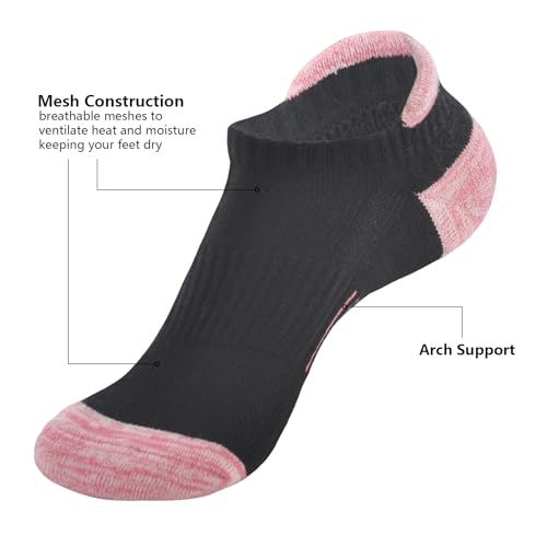 Running Socks Womens Ankle Athletic Cushioned Hiking Socks2