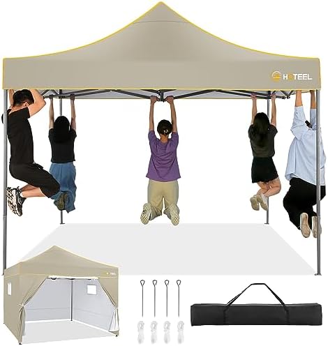 Faltpavillon 3x3m Wasserdicht - Garten Pavillon Mit UV Schutz