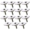 iplusmile Bird Accessory 15 Sets van bevestigingsschroeven Bevestigingsschroeven Pakkingen voor Hamster Cage (Zilver)