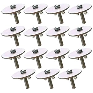 iplusmile Bird Accessory 15 Sets van bevestigingsschroeven Bevestigingsschroeven Pakkingen voor Hamster Cage (Zilver)