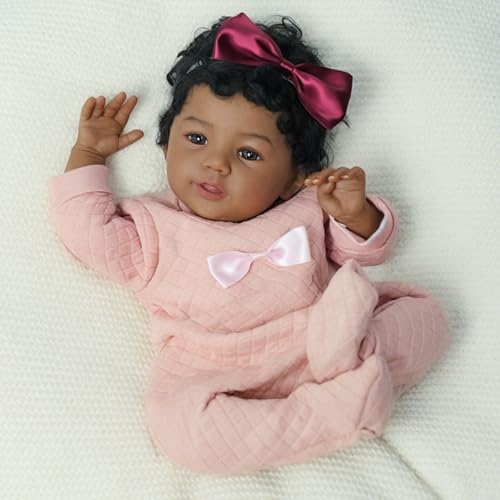 KSBD Realistic Reborn Baby Doll Black Girl – 18 Inch