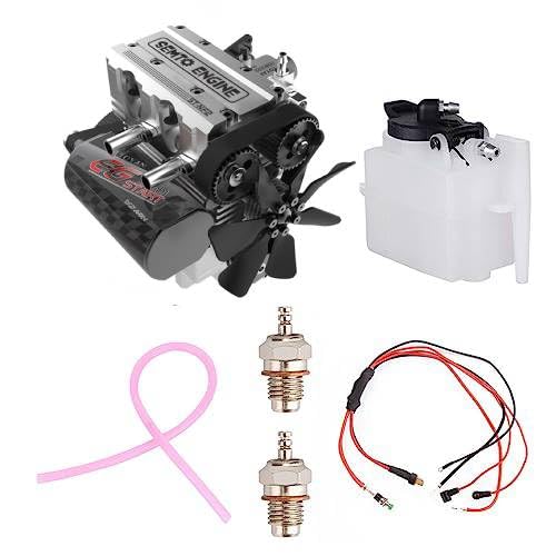 Buy SEMTO Engine STNF2 DIY Mini Metal Engine Kit, L2 Inline 2Cylinder