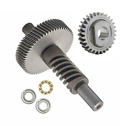 Meat Grinder Pinion-Spare Parts Mincer Bearing Worm Gear For 5QT 9706529 9703445 9703680 W11086780 WP9709231 Metal Gear Replacement Stand Mixer Parts Gear Kit For Mixer Worm Gear Meat Spare