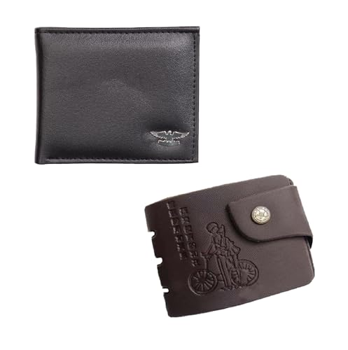 Image of Stylish and Casual Look Wallet for Men and Women. Couples Wallet Combo Pack of 2
