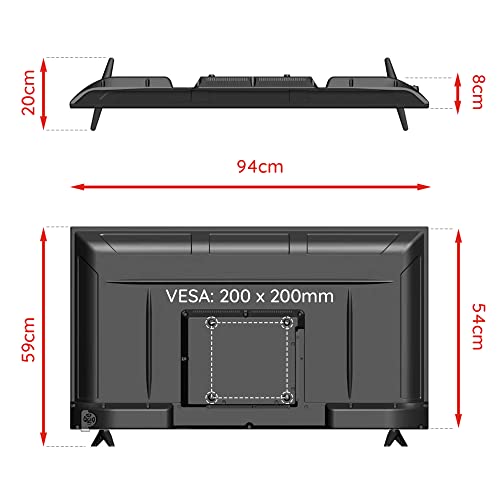 Grunkel-LED-42020T2-Televisor-de-106-centimetros-con-Panel-Full-HD-sintonizador-TDT-Alta-Definicion-T2-y-Potencia-de-Sonido-2-x-8W-con-Modo-Hotel-y-Auto-Apagado-42-Pulgadas–Negro