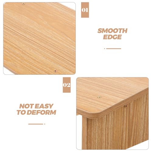 Tabouret Ergonomique en Bois et Repose-Pieds de Bureau Adulte